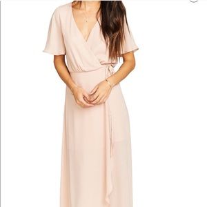 Show Me Your MuMu Sophia High Low Wrap Dress